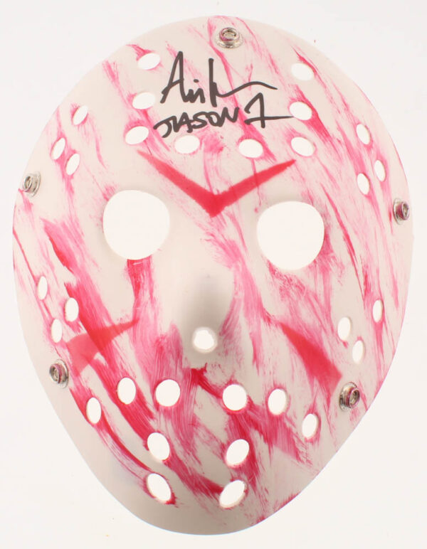 Verified Insignia Authentic Autographed Ari Lehman Friday the 13th Jason Mask