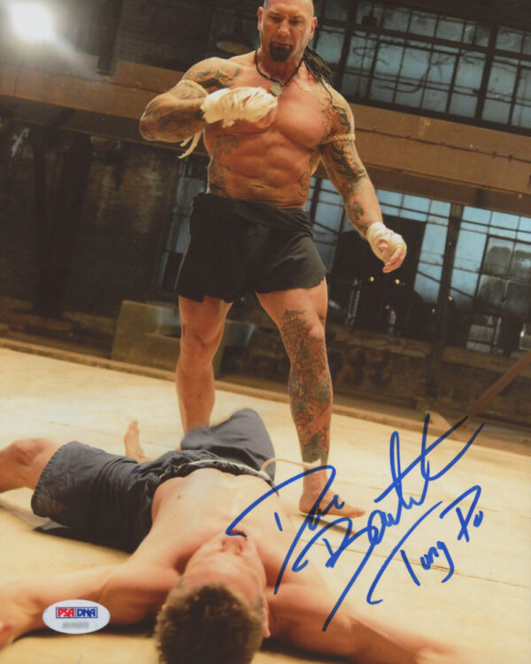 Verified Insignia Authentic Signed Kickboxer Dave Bautista