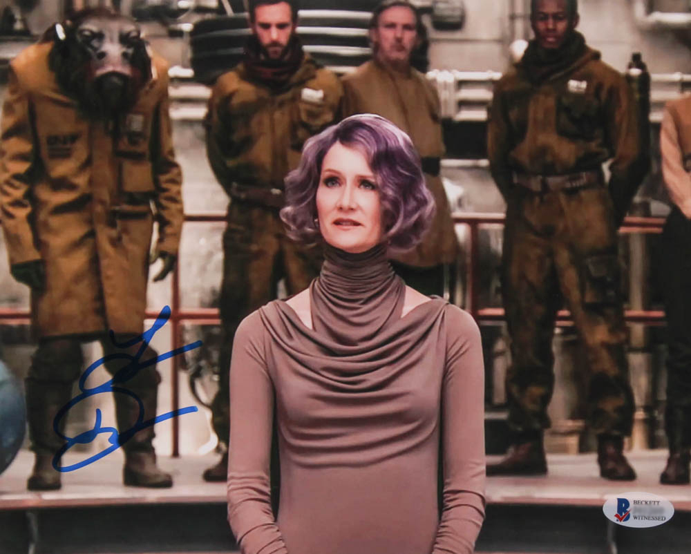 Signed "Star Wars: The Last Jedi" Laura Dern Photo | Verified Insignia