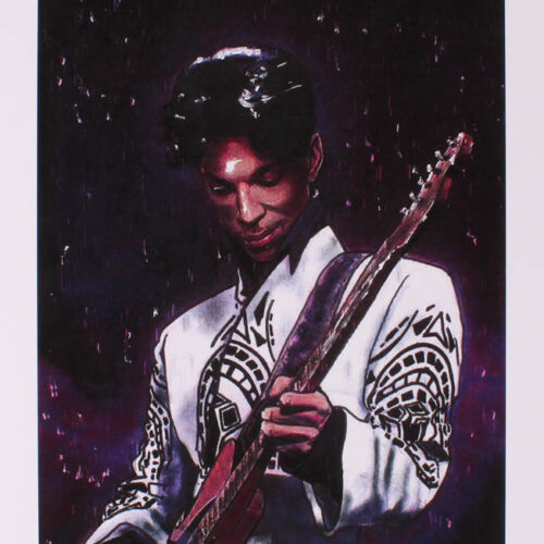 Signed Joshua Barton Limited Edition Prince Lithograph | Verified Insignia