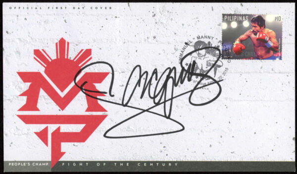 Verified Insignia Authentic Autographed Manny Pacquiao Envelope