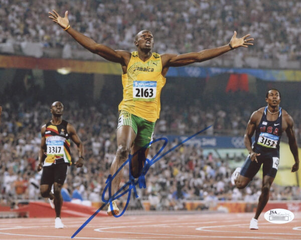 Verified Insignia Authentic Autographed Usain Bolt Photo