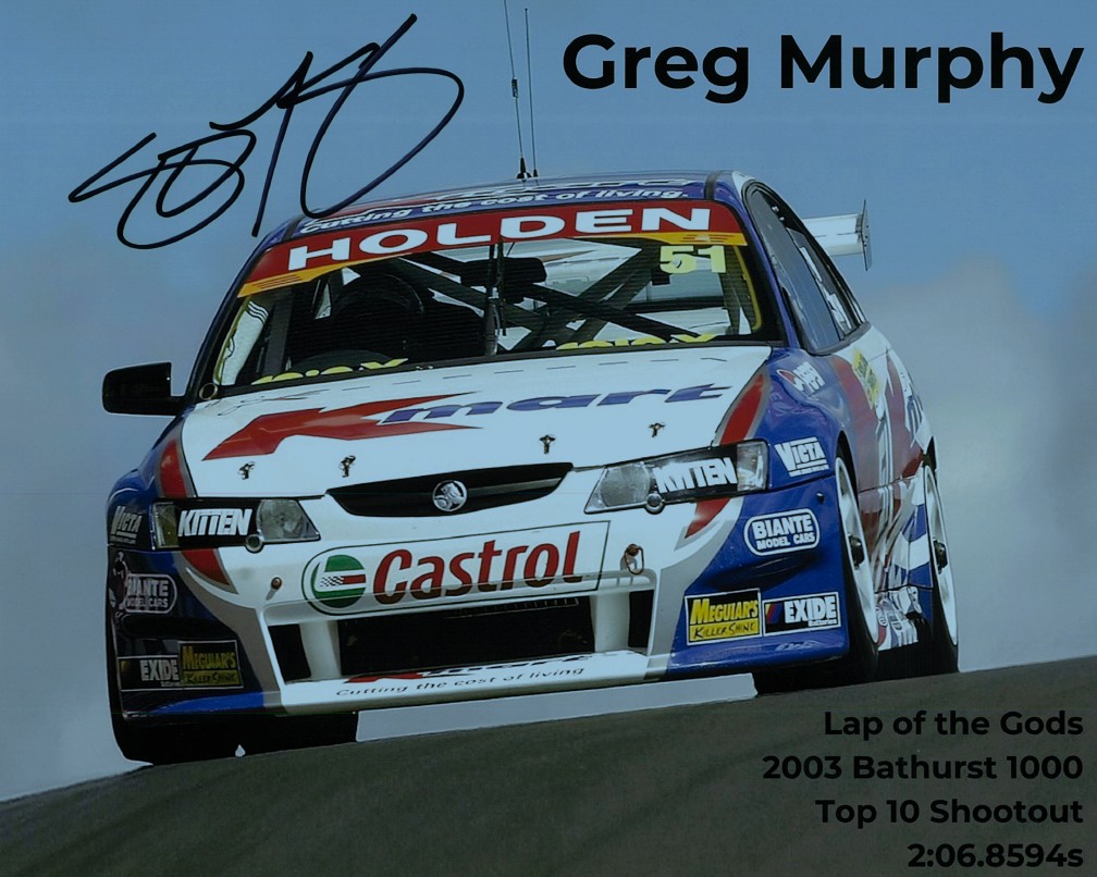 Verified Insignia Authentic Autographed Greg Murphy Photo
